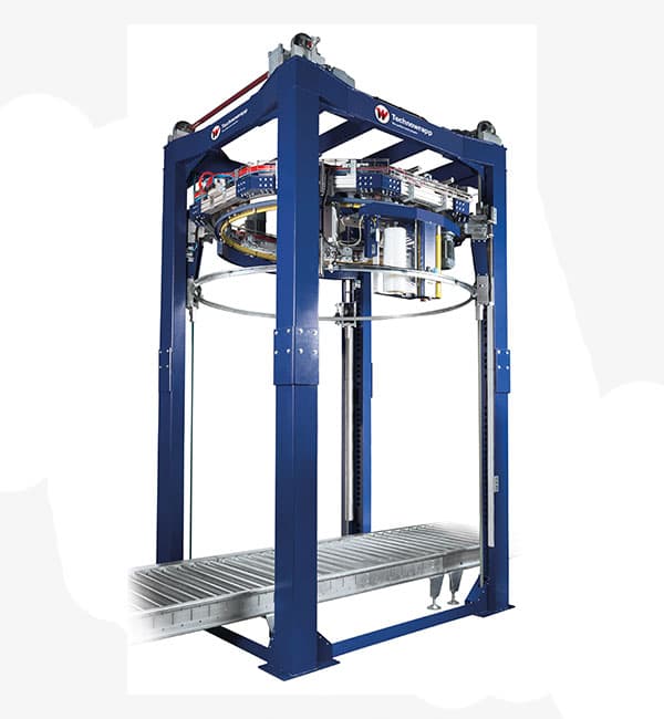 Automatic stretch-wrap pallet wrapper